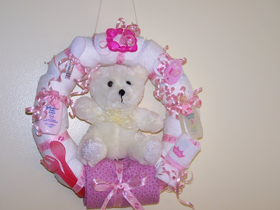 Baby wreath for hospital door